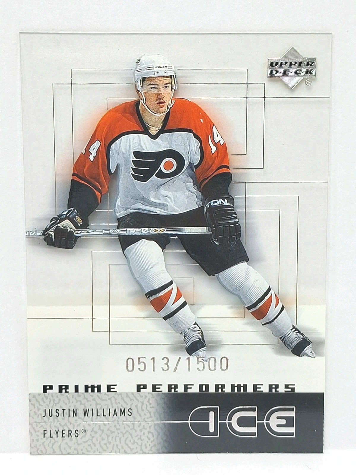 2000-01 Upper Deck Ice - Justin Williams #97 /1500 (RC) (A22)