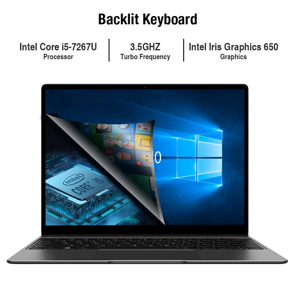 CHUWI CoreBook X NoteBook 14.1'' FHD Intel Core i5 Quad Core 16GB RAM 512GB SSD - Image 2 of 4