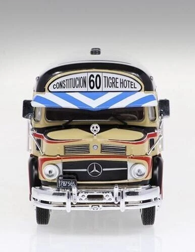 Mercedes Benz LO 1112/4 Bus Linea Line 60 1969 Argentina Rare Diecast 1:43 + Mag - Image 2 of 4