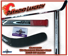 DAYMOND LANGKOW CALGARY FLAMES Game Used Stick TPS RESPONSE w/COA