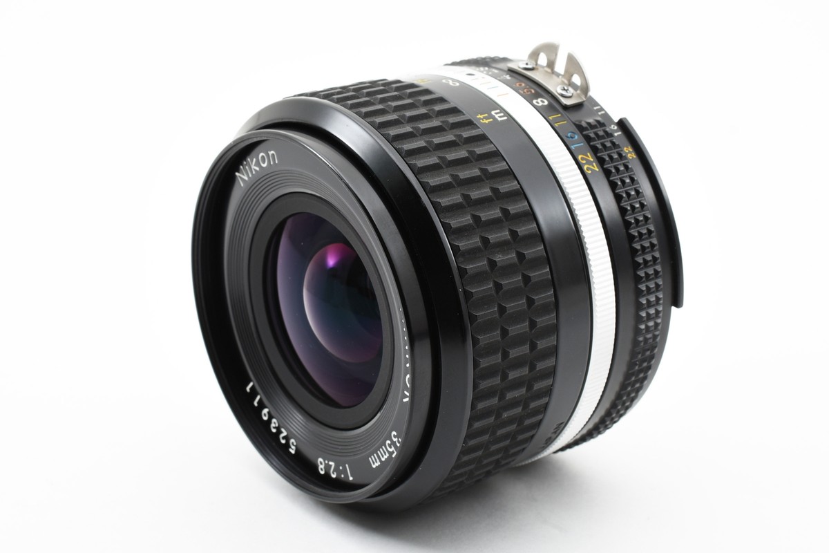 #568 ニコン Nikon Ai-s NIKKOR 35mm f2.8 Nikon Nikkor AI-S 35mm f2.8 MF Wide Angle Lens from JPN [Near Mint