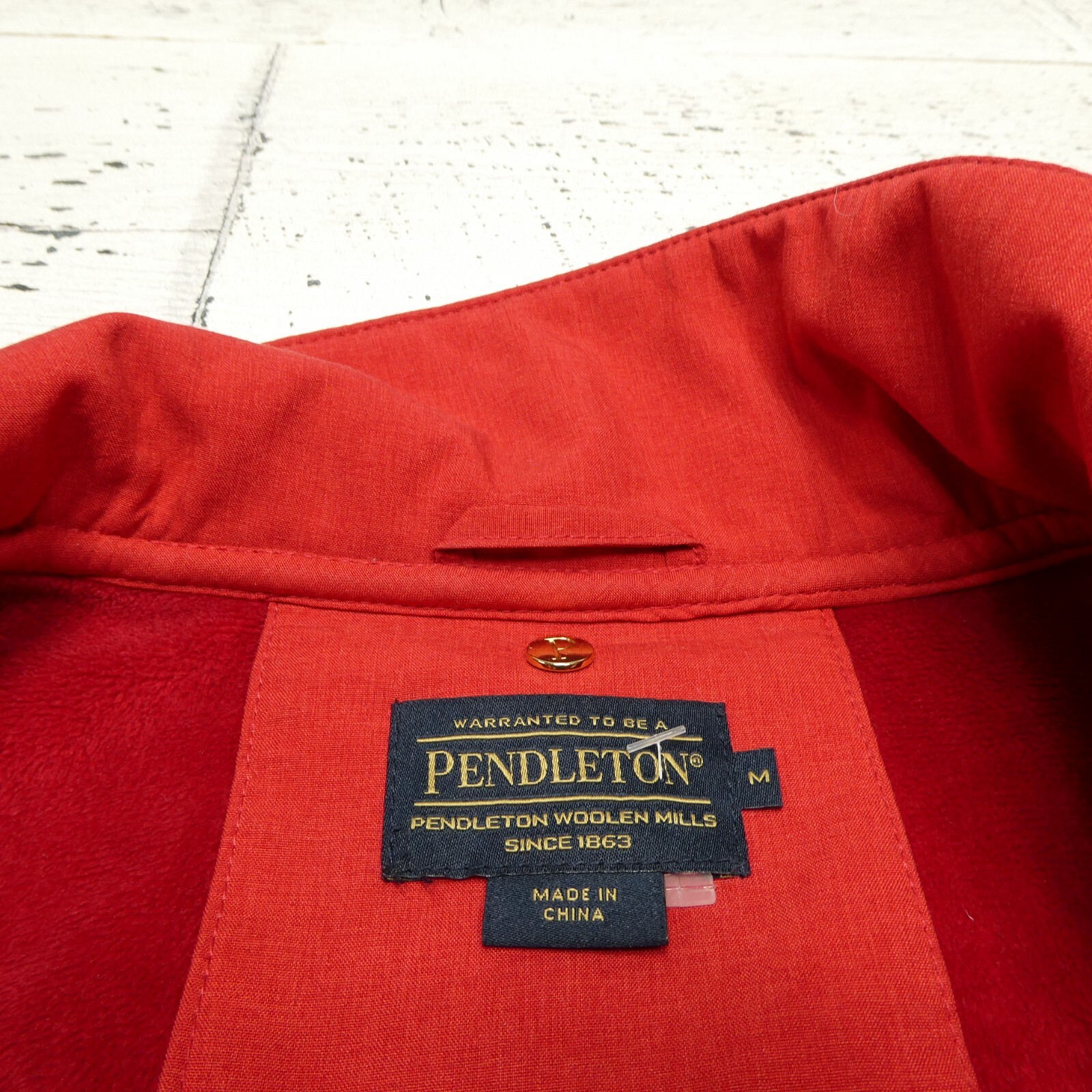 Pendleton Softshell Jacket Womens M Red Fleece Li… - image 2