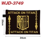 Attack on Titan Document Pouch Oxford File Bags Student Test Paper Storage Bag