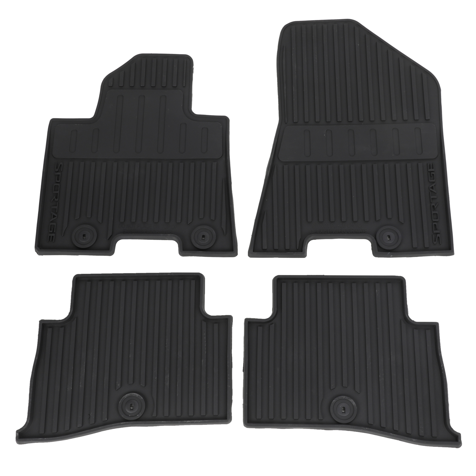 Juego de alfombrillas de goma para Kia Sportage 2017-2018 (P/N D9013-ADU00)