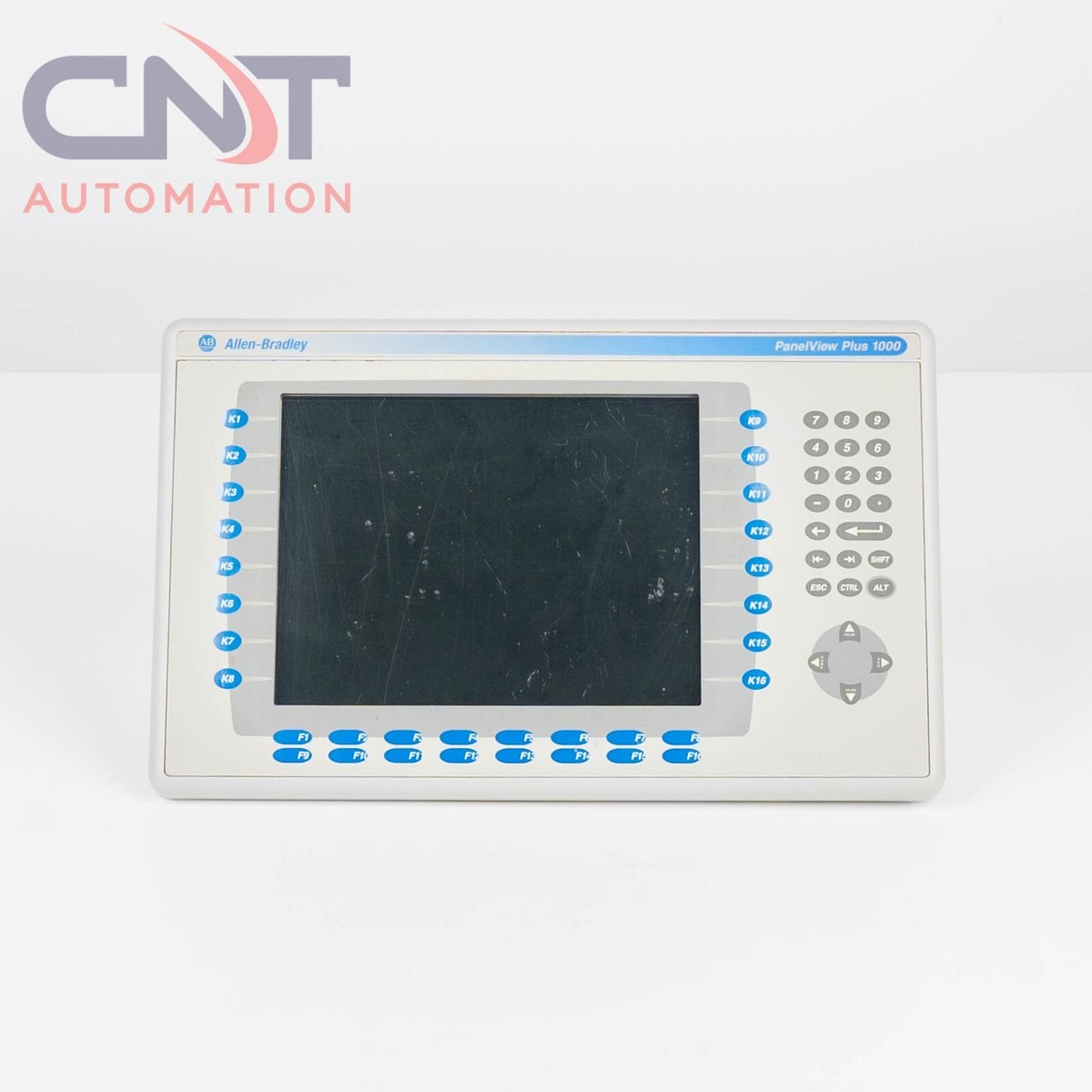 Allen Bradley PanelView Plus 1000 HMI 2711P-K10C6D1 2711P-RN6 DH+/