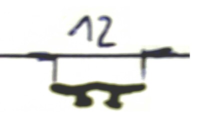 Profilgummi Ködergummi (Breite=12/ Höhe=3) Steckgummi Einlage