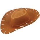 BROWN EVA COWBOY HAT KIDS CHILDRENS CHILD WOODY FANCY DRESS COSTUME QR66