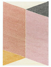 Rectangles wool rug pink duo Bernadotte & Kylberg NJRD is a multi-coloured rug