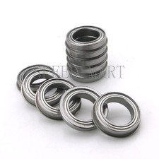 10 X F6701zz Metal Double Shielded Flanged Ball Bearings 12mm 18mm 4mm