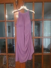 Davids Bridal Dress. Color Is A Darker Lavender - Sz 12, Sleeveless Dress.