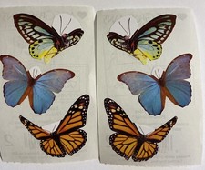 2009 Lot of 2 Modules Mrs Grossman's BUTTERFLIES Photoessence 6 Stickers