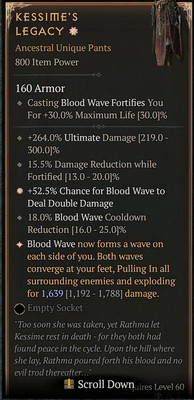   DIABLO 4   SEASON 8   Kessime's Legacy 1 GA