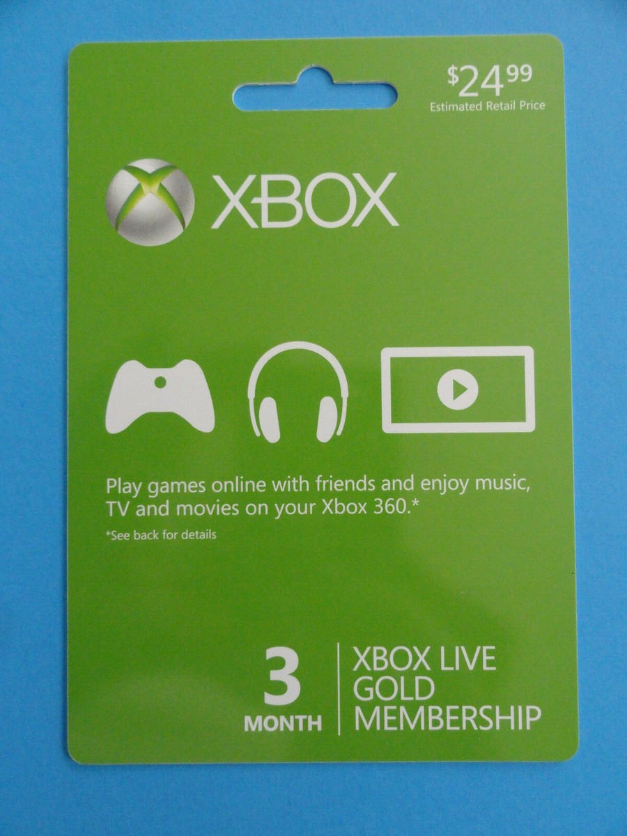Xbox Gift Cards Cheap Xbox Live Gold Membership Gift Card Xbox