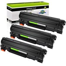 Cartucho de tóner láser 3PK CB435A 35A compatible para impresora HP LaserJet P1005