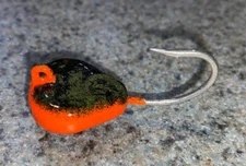 15 FLAT TOP TOG JIGS  ROE CRAB  4/o XX strong steel hooks blackfish Tautog HEADS