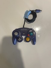 Official Nintendo GameCube Original Controller Indigo OEM  Tested