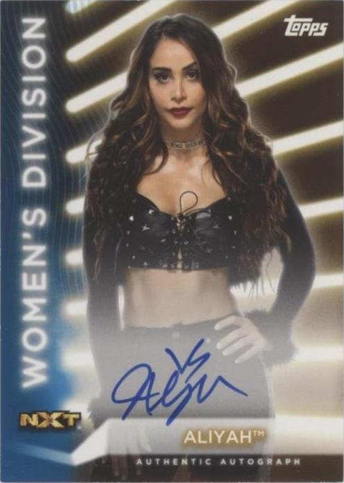 2021 Topps WWE Women's Division - Aliyah #A-AL - 1 of 1