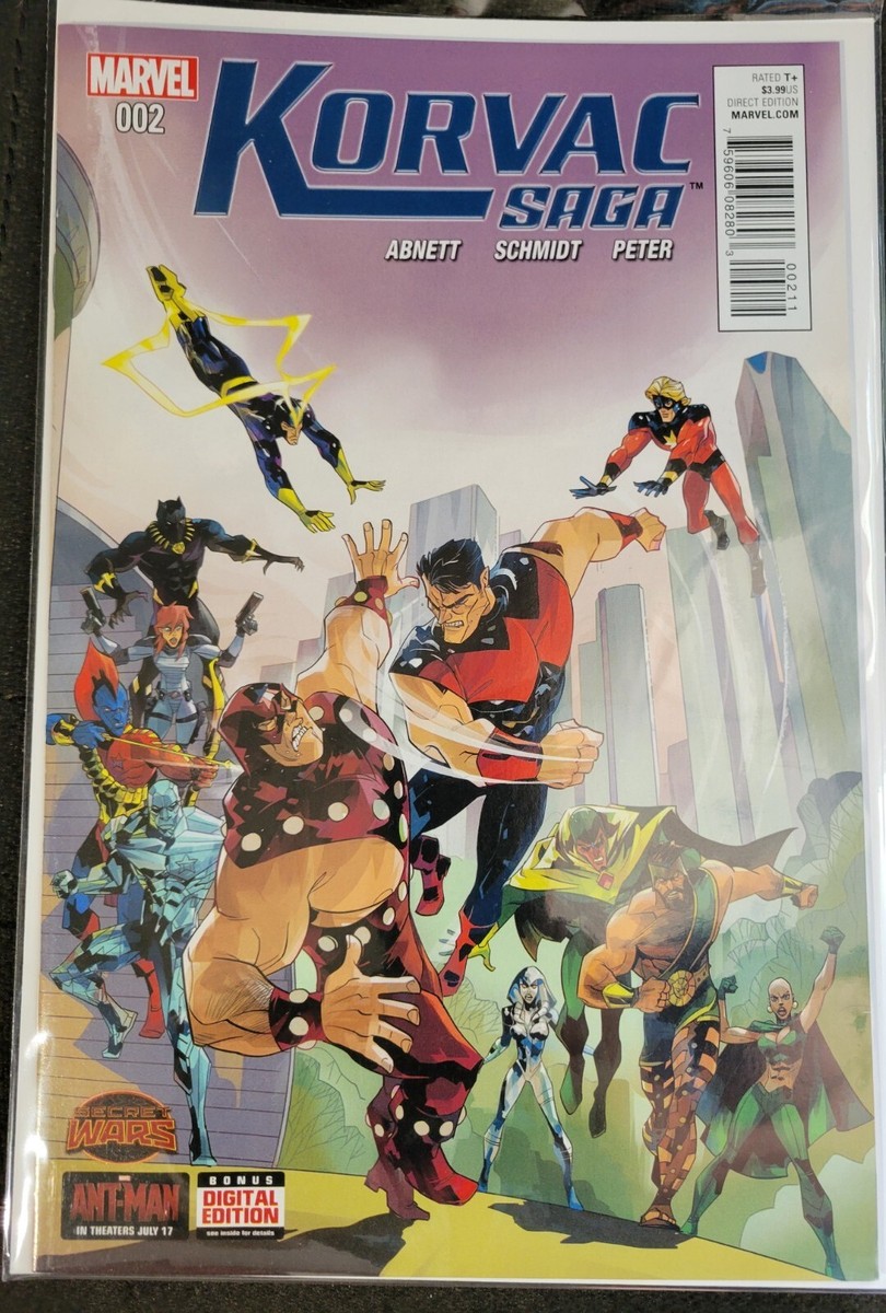 The Korvac Saga #1 to #4 complete - Guardians of the Galaxy