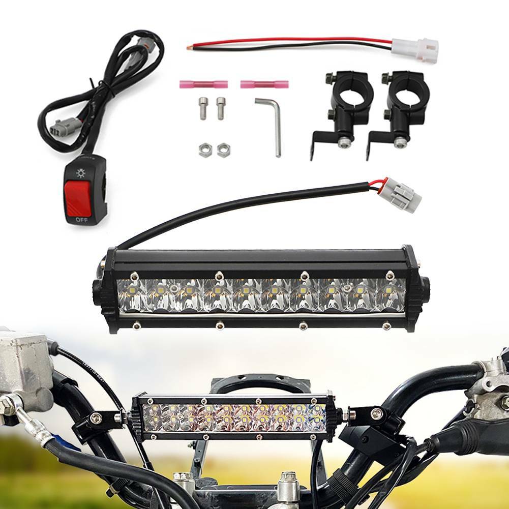 LED Headlight Light Bar Switch Plug-Play For Kawasaki KFX 50 90