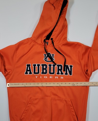 Auburn Tigers Hoodie Mens Medium Colosseum Orange Embroidered Long Sleeve NCAA - Picture 5 of 7