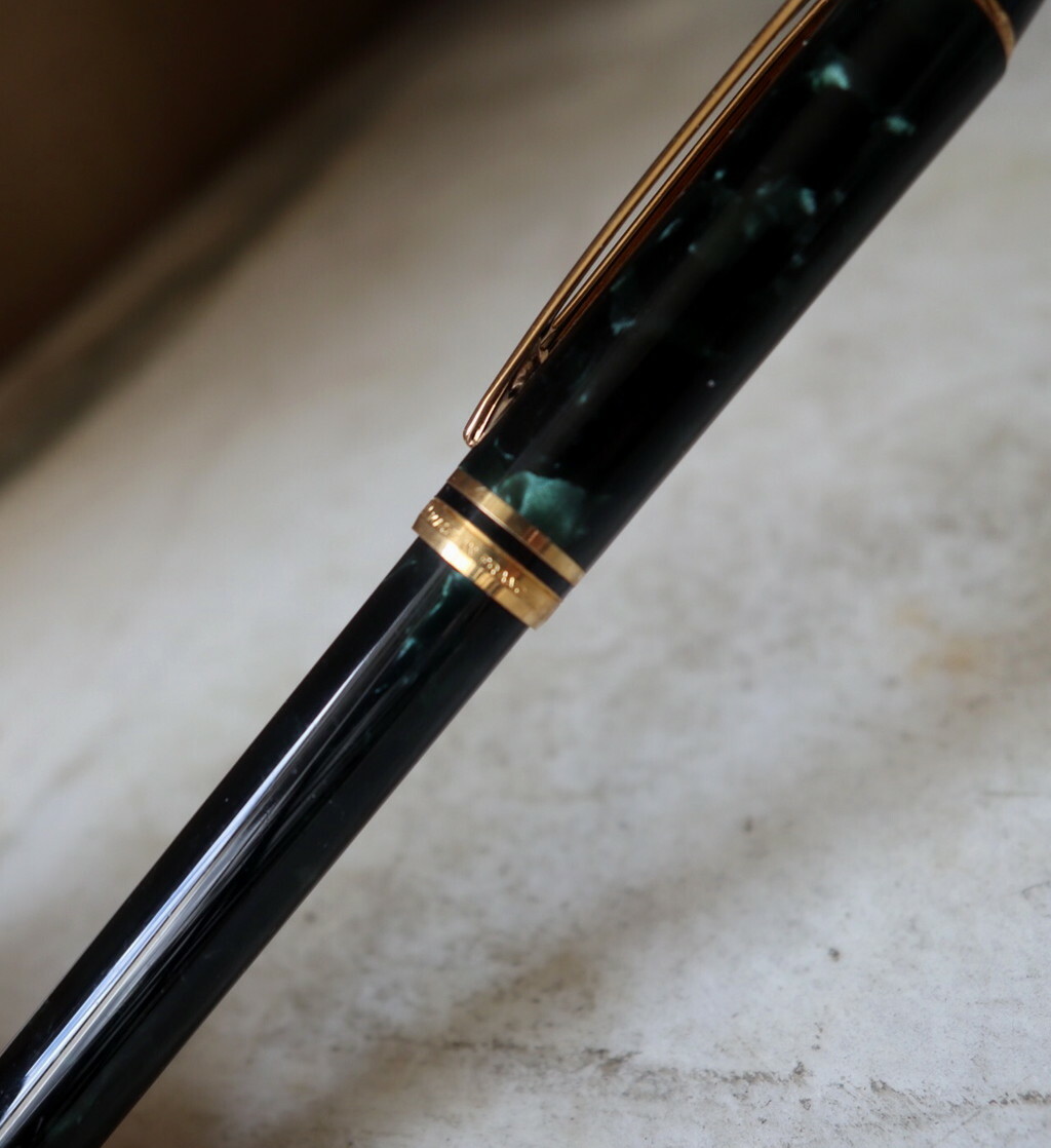 Stylo Bille/roller WATERMAN Prestige - Résine Boisée Et Plaqué Or 18 Carats - Occasion De Collection