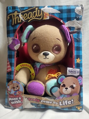 Thready Interactive Bear (Laughs, Cries & Sleeps) Play Games & Go on Adventures 