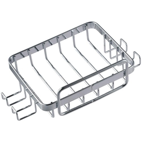 2Pcs Stainless Steel Soap Holder No Drilling Soap Basket Bathroom