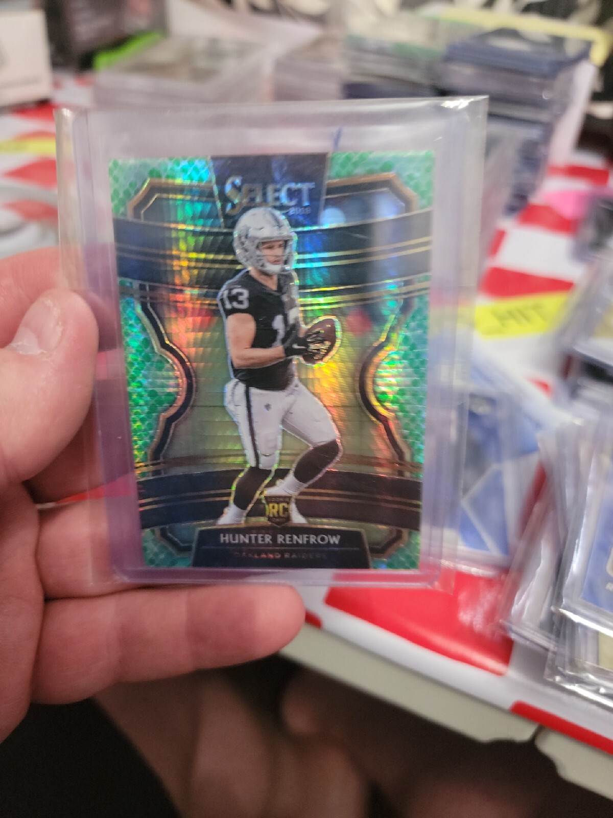 2019 PANINI SELECT HUNTER RENFROW 31/88 DRAGON SCALE Concourse ROOKIE CARD 33