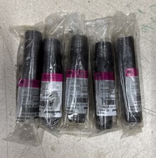 1/2 in. x 4 in. Black Steel Schedule 40 Nipple 5 Pack