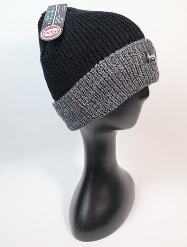 Thinsulate Knitted Thermal Beanie in Black, Brown, Grey, Mustard, Navy, Red - Picture 5 of 19