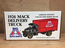 ERTL 1926 MACK Delivery Truck Coin Bank BIG A AUTO PARTS 1/38 Scale NEW IN BOX
