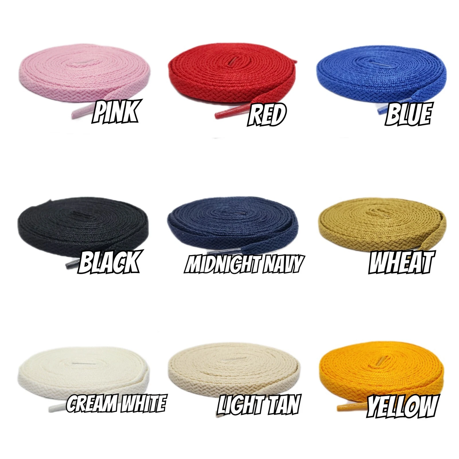 Lacci per scarpe piatti retrò '85 Basics per Air AJ Jordan 1 Dunk hi bassi bianco crema