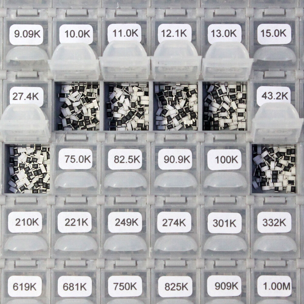 100 Stck SMD 1206 Widerstand 9,1, 0,25W Auf Gurtband