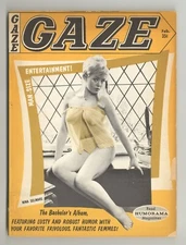 Gaze 1965 Bill Ward, June Wilkinson, Nina Selmars Pinup Magazine Humorama M32186