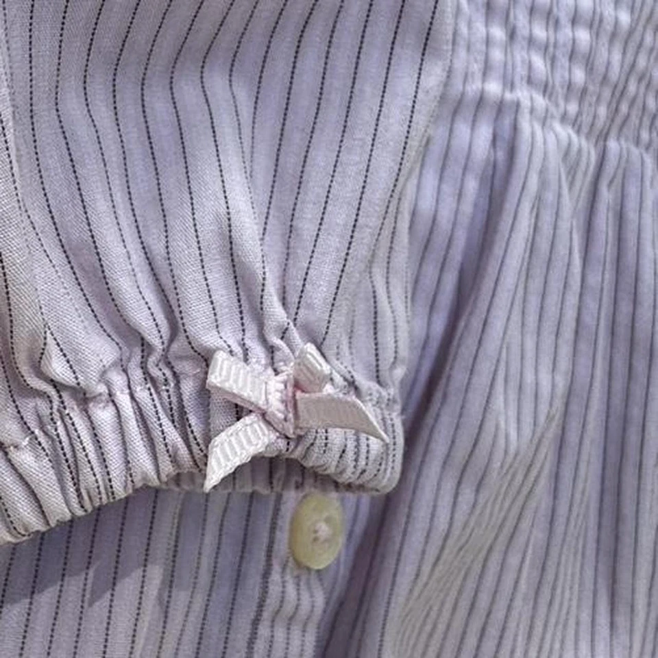 Blusa Camisa Bebé Niña Vintage Benetton Talla 3-6 Meses Foto 4 de 4