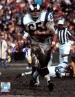 Tom Mack Signed Autographed Los Angeles Rams 8x10 Photo w/ HOF 99 LSCM COA #2