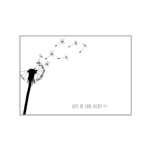 DRAGONFLY NOTIZKARTEN 10, personalisiertes Schreibnotizpapier, Notizkarten sc08 - Bild 3 von 6