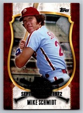 2015 Topps Update First Home Run  Mike Schmidt FHR-24