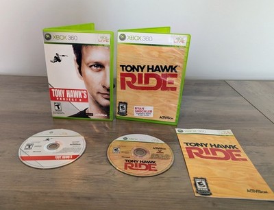 Tony Hawk's Project 8 & Tony Hawk Ride Xbox 360 Complete With Case & Manual Lot