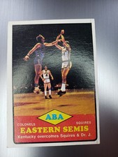 1973-74 Topps #204 ABA Eastern Semis Kentucky Colonels vs Virgina Squires
