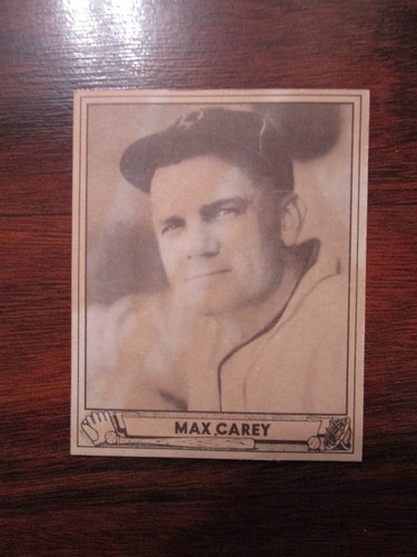 Max Carey #178 1940 Play Ball card