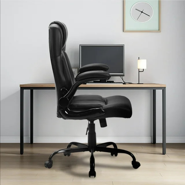 JONPONY XL-9189-BLACK 400LBS Wide Seat Ergonomic Computer Desk