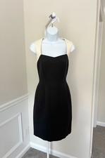 BANANA REPUBLIC Sloan ColorBlock Sheath Dress Black Cocktail Evening Women’s 4