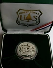 U.S. Forest Service "MINERALS & GEOLOGY" 1 Oz .999 Silver Proof Round in Case