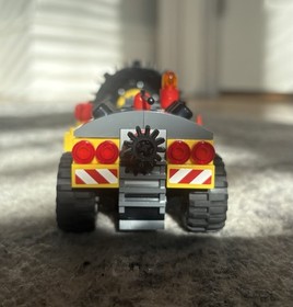 Lego City 4204 The Mine - Drill Car + Minifiguire + Drill + Instructions ONLY 