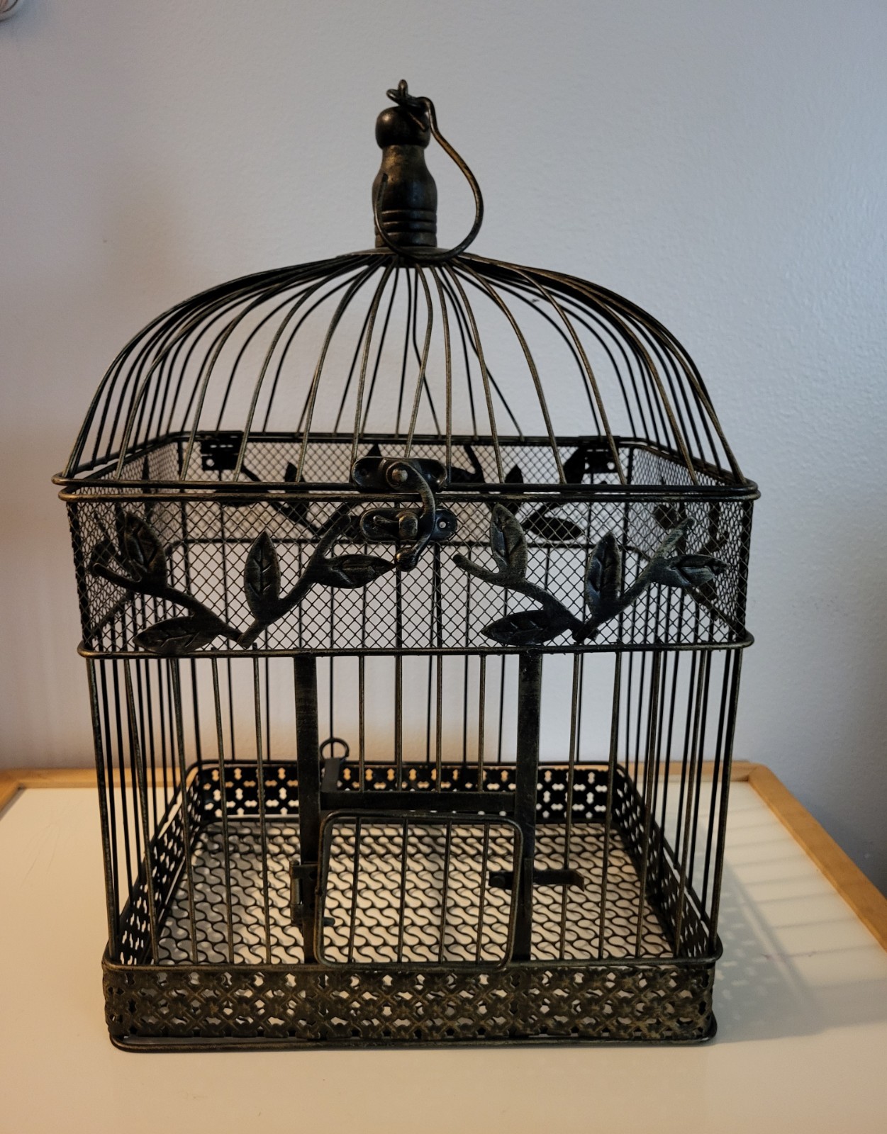Metal Bird Cage for Garden or Porch