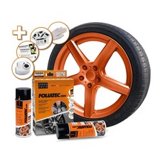 Foliatec set spray film copper metallic 2 x 400 ml wheel film car film spray