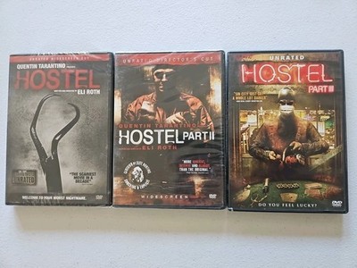 Hostel Trilogy 1 2 3 DVD 3rd film is oop & VG | 1 & 2 Are NEW/sealed | Horror 