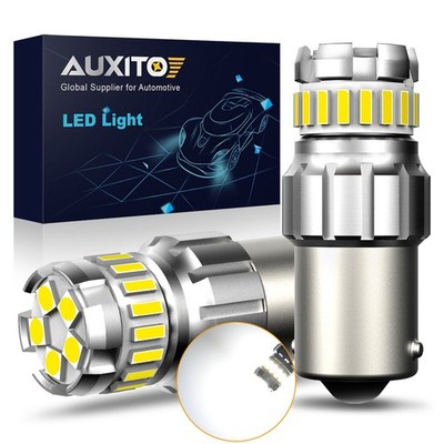 2X 1156 7506 LED Reverse Light Canbus No Error White BA15S Backup Bulb For BMW