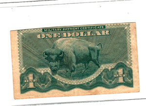 $1 "MILITARY PAYMENT" (BUFFALO NOTE) SERIES 692  $1  (BUFFALO NOTE)  RARE!!